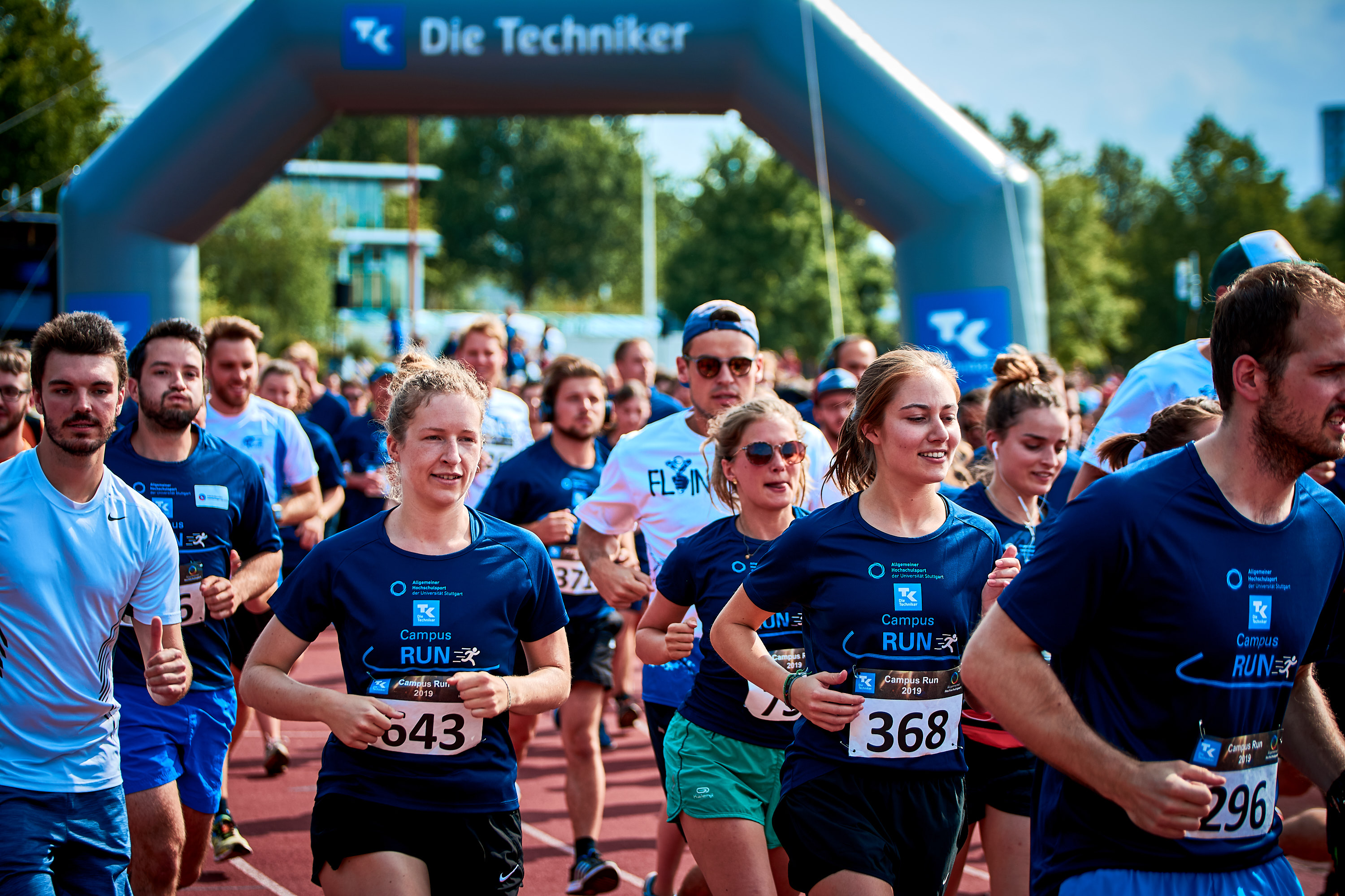 Läufer beim Campus-Run